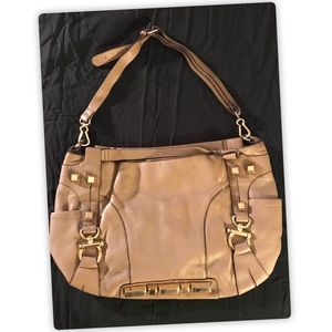Vince Camuto Leather Gold Detail Tote!